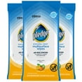 Pledge Everyday Clean Multisurface Wipes, Fresh Citrus, 25 Wipes, 3
