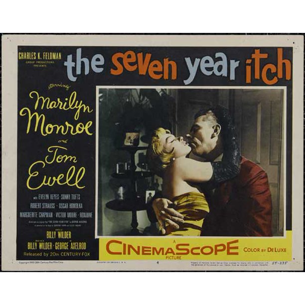 The Seven Year Itch Movie Poster Style E 11 X 14 1955 Walmart Com Walmart Com