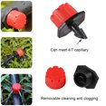 thumbnail image 3 of 100PCS Adjustable Irrigation Drippers Sprinklers Nozzle 8 Anti-clogging Holes, 3 of 9
