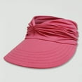 thumbnail image 6 of TANGNADE Sun Hats for Women Beach Hat Women's Spring斜summer Outdoor Sports Empty Top Multi Colored Optional Summer Hats Hot Pink, 6 of 6