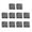 D, variant on JZROCKER 10Pcs Air Fryer Rubber Bumpers Silicone Air Fryer Basket Protective Feet