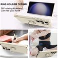 thumbnail image 6 of Samsung Galaxy S23 Ultra Case with Magnetic Ring Holder Premium Soft Liquid Silicone Cover [Anti-Scratch Microfiber Liner] Shockproof Kickstand Protective Phone Case for Galaxy S23 Ultra White, 6 of 12
