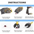thumbnail image 3 of Dog Poop Shovel, Pooper Scooper Dog Poop Shovel With Foldable Poop Scoop Bin Bag, 3 of 4