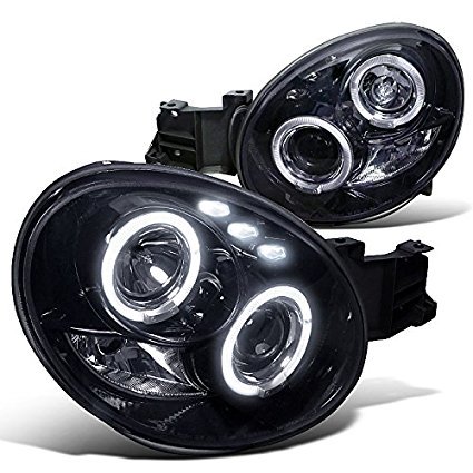 - Spec-D Tuning LHP-WRX02G-TM Subaru Impreza Wrx Dual Halo Led Glossy Black Projector Headlights
