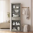 thumbnail image 2 of Kselythan Tall Bathroom Storage Cabinet,Tall Bathroom Cabinet,Farmhouse Bookcase,Freestanding Floor Cabinet With Adjustable Shelves,2 Doors And 1 Drawer For Living Room Entryway Kitchen, 2 of 7
