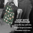 thumbnail image 6 of Lsque Festive Forest Friends Lunch Bag Lunch Box for Women Men Reusable Insulated Lunch Tote Bag,Leakproof Thermal Cooler Sack Food Handbags Case High Capacity, 6 of 9