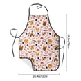 thumbnail image 5 of Naloa 1Pack Adjustable Bib Apron Waterdrop Resistant Cooking Kitchen Aprons for Women Men Chef, Cute Dog Print, 5 of 8
