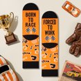 thumbnail image 5 of Funny Race Car Socks for Men Women Dad Teen Boys-BORN TO RACE FORCED TO WORK Novelty Cool Crazy Silly Funky Socks-Racing Fans Motorcycle Birthday Fathers Christmas Fun Gifts Stocking Stuffers, 5 of 7
