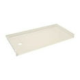 thumbnail image 3 of Caregiver Fiberglass Rectangular Barrier-Free Shower Floor, Right Hand Drain Location, White, 30 X 60 In., 3 of 4