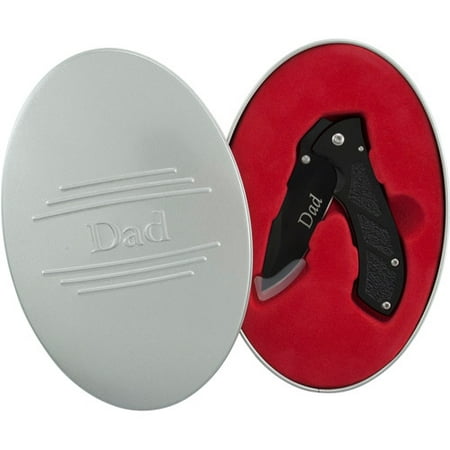 Winchester "Dad" Black Clip Knife in a "Dad" Gift Tin