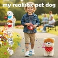 thumbnail image 5 of Robot Dog for Kids, Interactive Robotic Puppy with Touch Sensor & Voice Recording, Realistic Barking and Walking, Licking Motion Toy with Remote Control Leash, Gift for Boys & Girls, 5 of 12