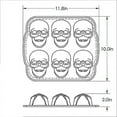 thumbnail image 3 of Ware Halloween Bakeware, Haunted Skull Cakelet Pan, Bronze, 3 of 5