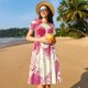 thumbnail image 4 of Disketp Ace Of Diamonds Lady para Vestido de Manga Corta para Mujeres, Vestidos de Verano para Mujeres, Casual y Holgado para la Playa, 4 of 6