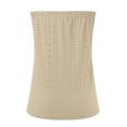 thumbnail image 5 of Gpoecd Loose Tank Tops for Women Plus Size Off Shoulder Casual Stretch Camisole Top Comfortable Relaxed Fit Solid Color Camisole with Built In Bra Khaki,M, 5 of 5