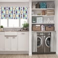 thumbnail image 5 of LALILO Kitchen Curtain Valance Ikat Modern Tribal Ethnic Rod Pocket Window Curtain 52"x 18" Set of 2, 5 of 5