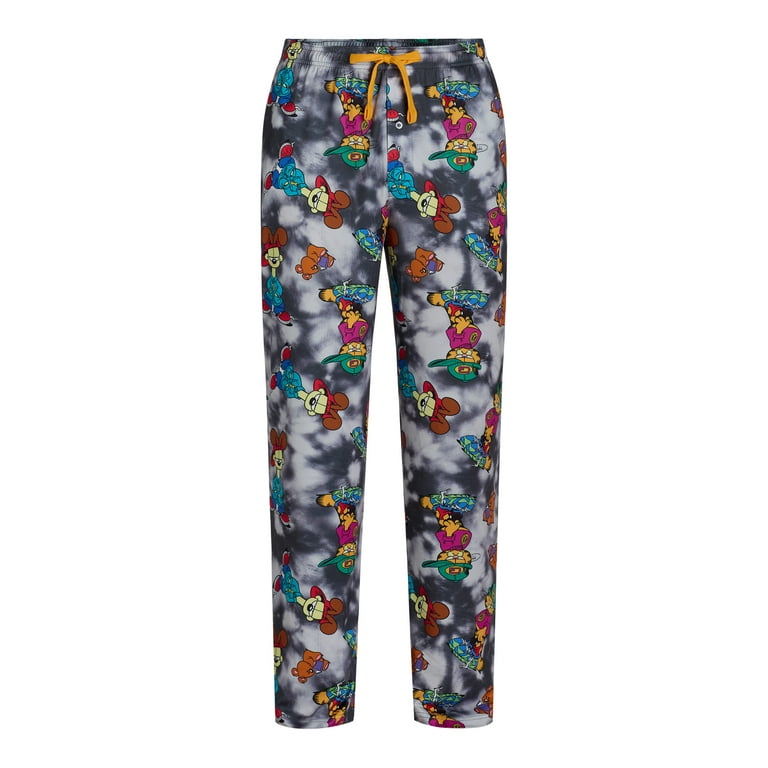 Bioworld Men's Adult Garfield Sleep Pants- Large, Orange at