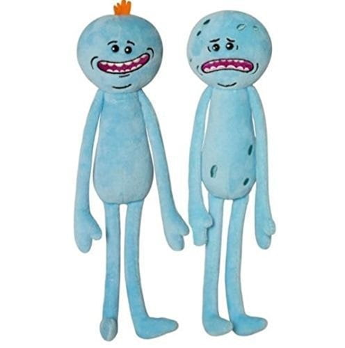 Rick And Morty Mr Meeseeks Happy Sad Face Stuffed Plush Dolls Soft Kids Toys 