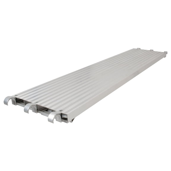 Metaltech Aluminum 7ft. Scaffold Platform, 75-Lb./Sq. Ft. Capacity, 85.53in.W x 19in.D, Model# M-MPA719