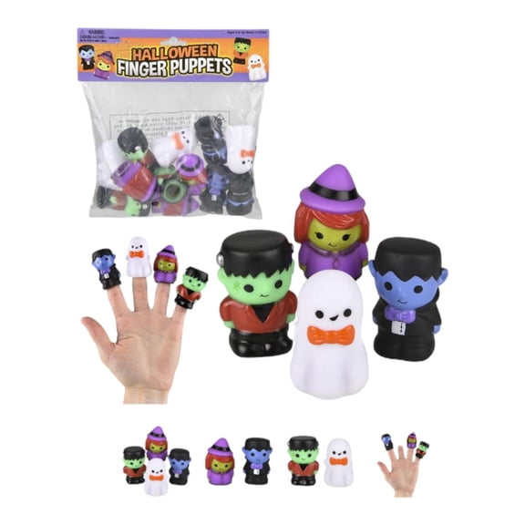 2'' Halloween Finger Puppet - 12 Piece Assortment
