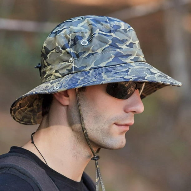 Waterproof Bucket Hat For Men Summer UV Protection Sun Hat Long