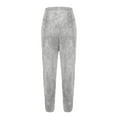 thumbnail image 5 of Admvng Sweatpants Women Casual Solid Warm Fleece Winter Thickened Loose Long Pants,Sizes XS-5XL, 5 of 5