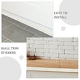 thumbnail image 3 of Flexible Rubber Wall Trim Molding Self Adhesive Vinyl Baseboard Cover 1 Set, 3 of 8