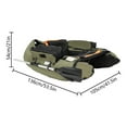 thumbnail image 2 of Outdoor Inflatable Fishing Boat 90-180° Adjustable Backrest 130kg/286.6lbs Load for Fishing, Rafting, 2 of 18