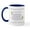White/Navy Inside, variant on CafePress - First Four Leap Years Left Handed Mug - 11 oz Ceramic Mug - Novelty Coffee Tea Cup
