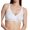 White, variant on Women's Rhonda Shear 1795 Butterknit Wireless Bra (Black 1X)