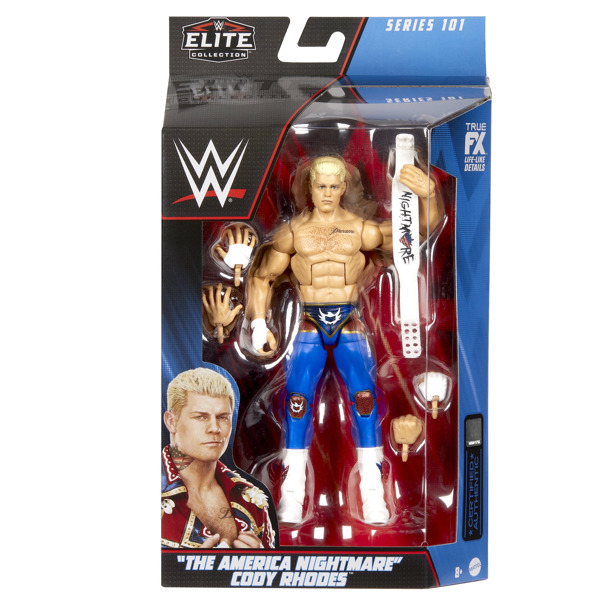 Poderoso Engreído tocino Cody Rhodes - WWE Elite 101 Mattel WWE Toy Wrestling Action Figure -  Walmart.com
