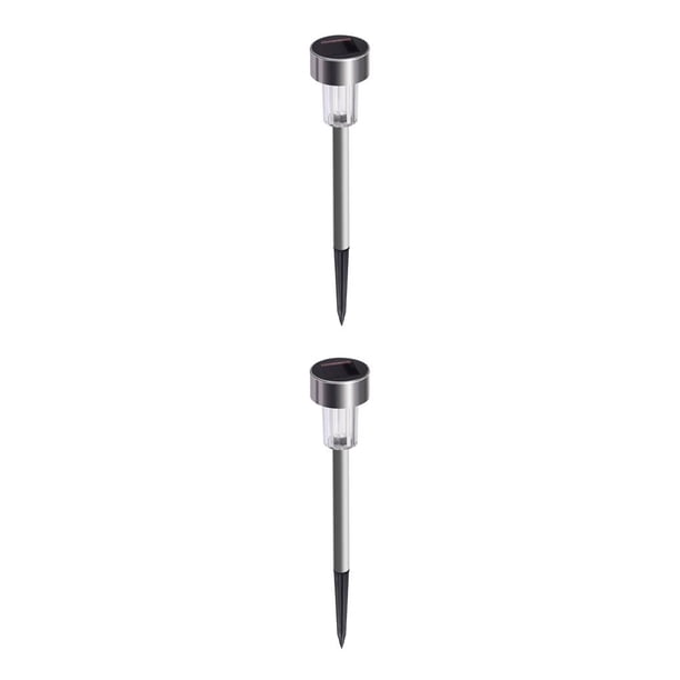 Matsuzay Lámpara LED Solar para césped de acero inoxidable, nivel IP44, camino de jardín al aire libre, lámpara de paisaje, decoración de Type5 NO5