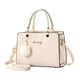 thumbnail image 2 of Bolso de hombro para mujer, bolso de mano elegante, correa desmontable elegante, bolso de viaje portátil Beige jinwen Bolso de mano, 2 of 8