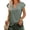 #1 Green, variant on TEMOFON Women Tops Summer T-Shirts Short Sleeve Casual V Neck Tops Dressy Ruffle Sleeve Tunic Tops Cute Loose Ladies Tops Women Blouses Green XL