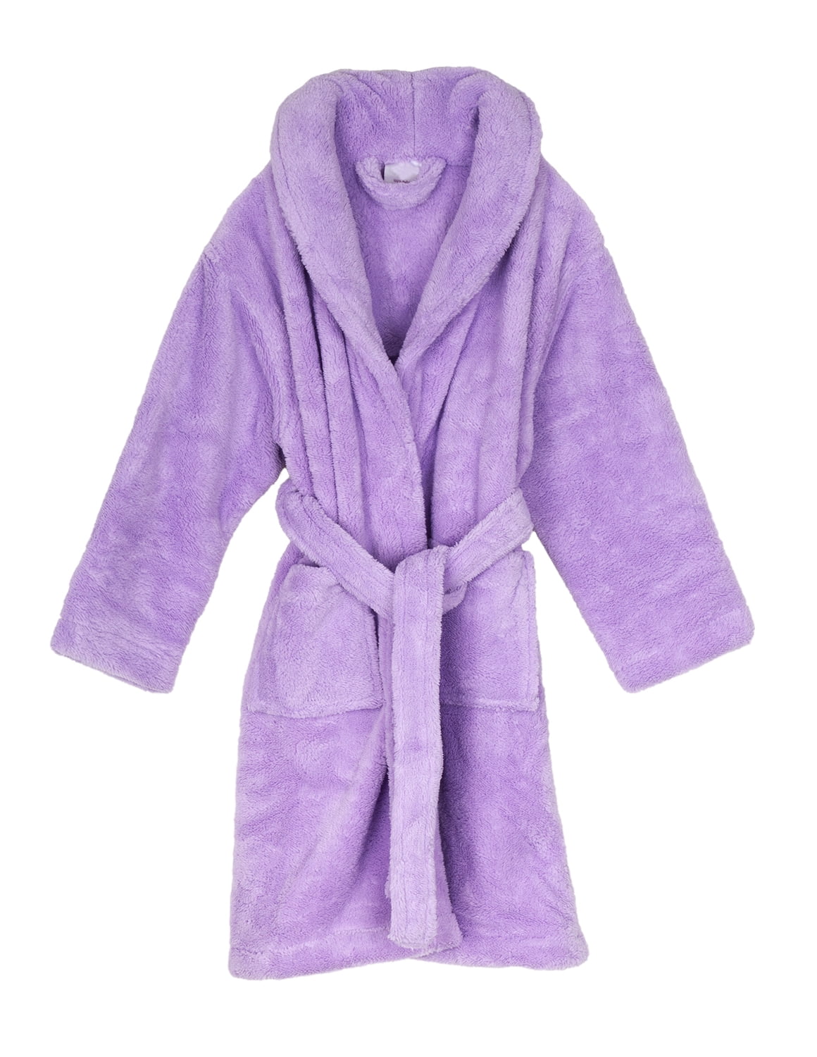 TowelSelections Girls Robe, Kids Plush Shawl Fleece Bathrobe - Walmart.com