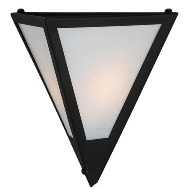 Meyda 139538 Applique Murale Point Mission de 14 Po&44; Costello Noir et Blanc