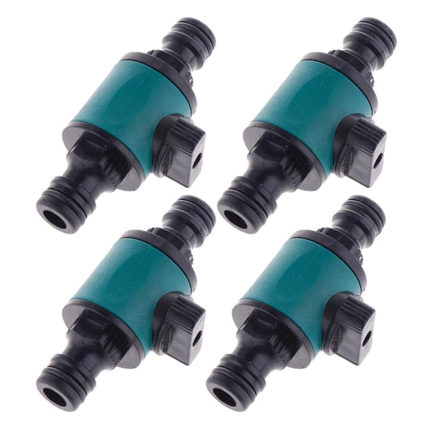 Paquete de 4 Conectores de de Jardín, Divisor de Grifo, Válvula de Agua, Espita de , Plástico Cola Válvula de conector de manguera