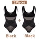 thumbnail image 1 of Ropa interior de malla traje de tangas para mujer, moldeador de cuerpo completo sin costuras, cintura delgada, Control de barriga, corsé plano debajo del busto, 1 of 4