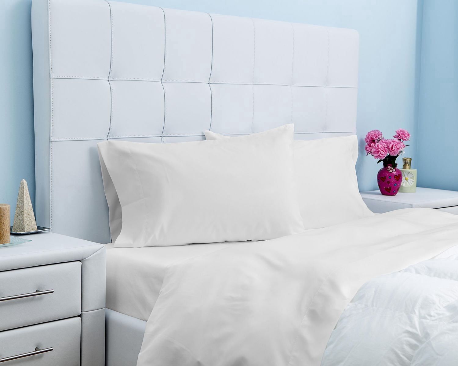 Ensemble de draps en microfibre de Gouchee Home – Ensemble de literie 4 pièces, microfibre ultra-douce