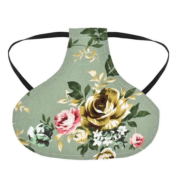 Pollo de tela suave Gallinas impresas Doble silla de montar para pollos con correas elásticas Protector ligero de plumas de gallina Delantal de silla de montar