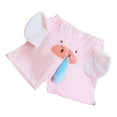 thumbnail image 1 of Pantalones cortos Interesante patrón de nariz corriendo de cerdo lindos pantalones cortos para fiesta reunión playa casa 2XL para 65-75 kg rosa, 1 of 8