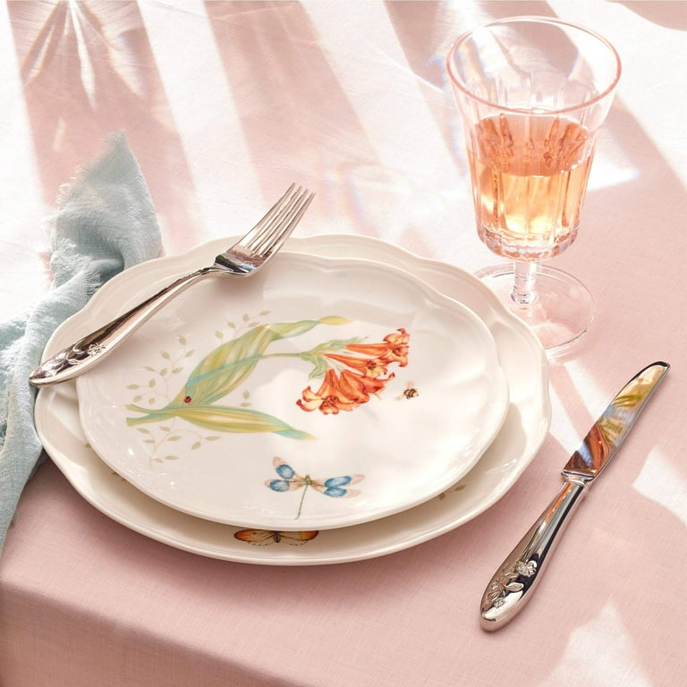 Lenox Butterfly Meadow 18 Piece Porcelain Dinnerware Set Service for 6 Walmart