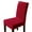 Red, variant on GustaveDesign 2 Pack Velvet Stretch Dining Chair Slipcovers Large Soft Removable Chair Protectors Home Decor Dining Chair Covers "Red"