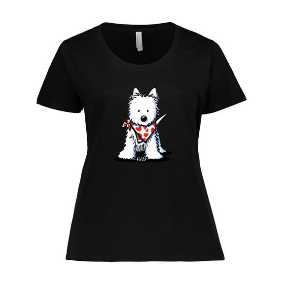 Inktastic Westie In Bandana Women's Plus Size T-Shirt