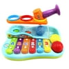 Rainbow Xylophone Piano Pounding Bench for Kids with Balls and Hammer