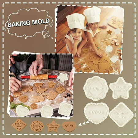 

Biscuit Moulds Molds Design Cutters Wishes Cookie Shapes With Good Kitchenï¼Dining & Bar