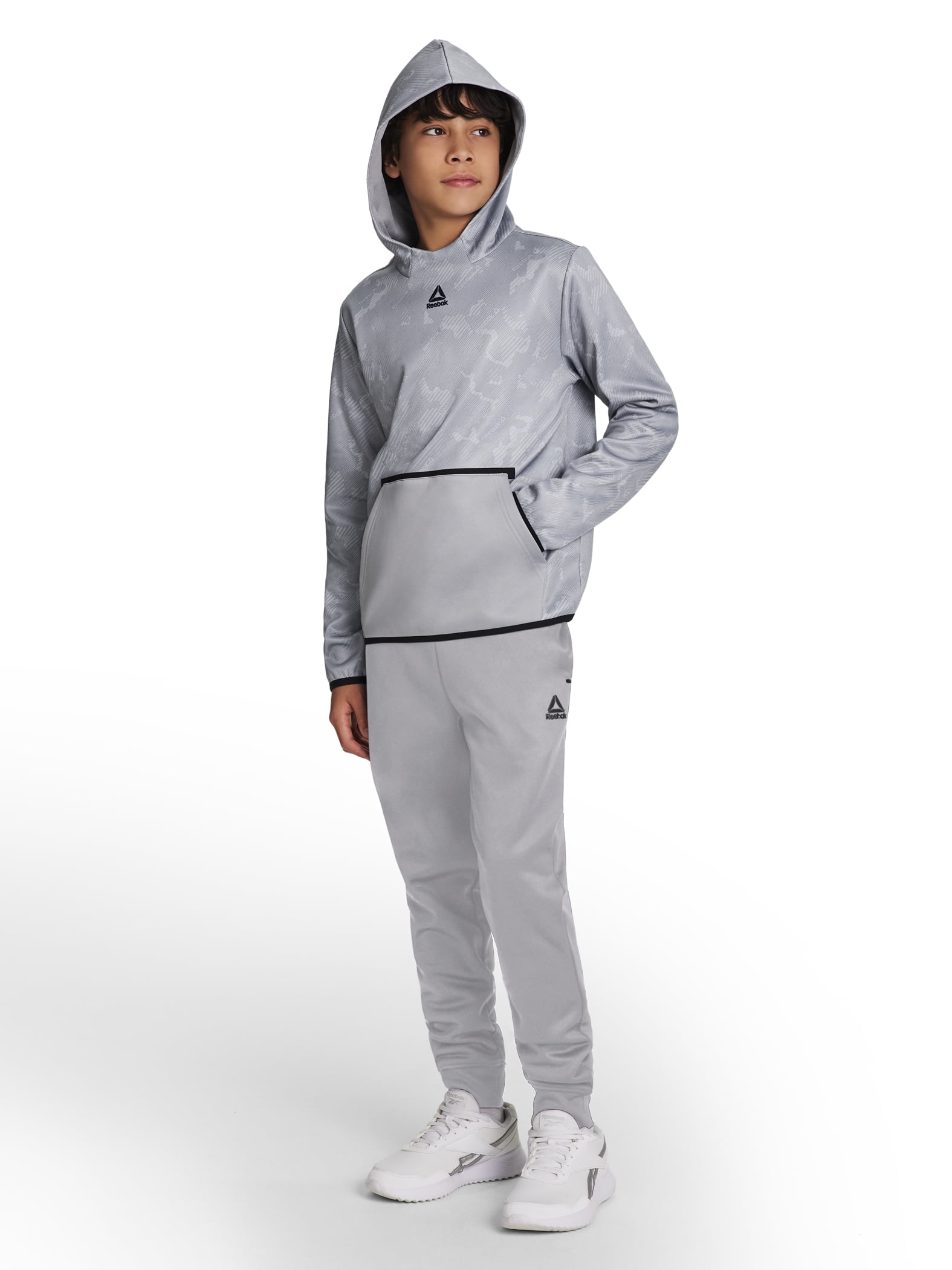 Reebok Boy's Athletic Cool Down Fleece Hoodie, Sizes 4-18