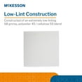 thumbnail image 3 of McKesson Cleanroom Wipes, Sterile - Polyester and Cellulose, Low-Linting, ISO Class 5, Disposable - White, 9 in x 9 in, 300 Wipes, 1 Pack, 3 of 5