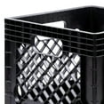 Juggernaut Storage 16 Qt Heavy Duty Stackable Storage Crate, Black (2