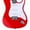 Red and White and Wood, variant on Zimtown Rose Wood Fingerboard Electric Guitar + Gigbag + Cord + Strap + Accessor