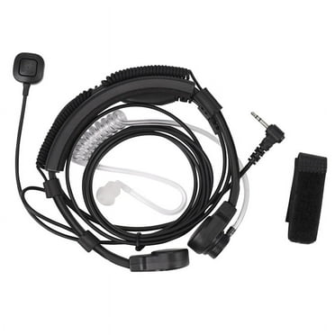 2.5mm Throat Microphone Earpiece Headset Mic PTT for Walkie Talkie Radio TLKR T5 T80 T y21613